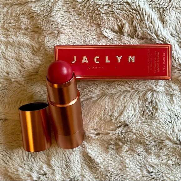 Jaclyn Cosmetics Makeup Jaclyn Cosmetics Creamtopowder Blush Stick In Royal Flush Poshmark